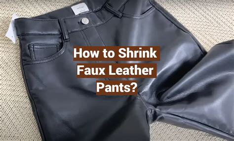 can you shrink fake leather shoes|how to make boots smaller.